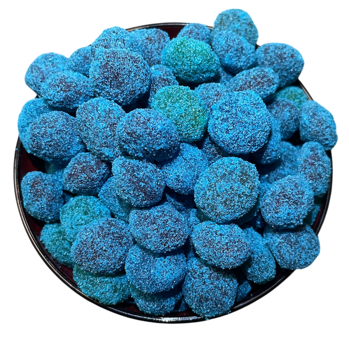 Sour Blue Raspberry Gushies | Flavor Coated Fruit Snack